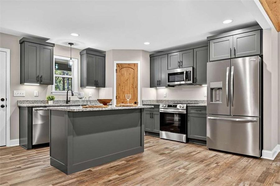 Furnished interior view inside a new home in , Ellijay (Image 7).