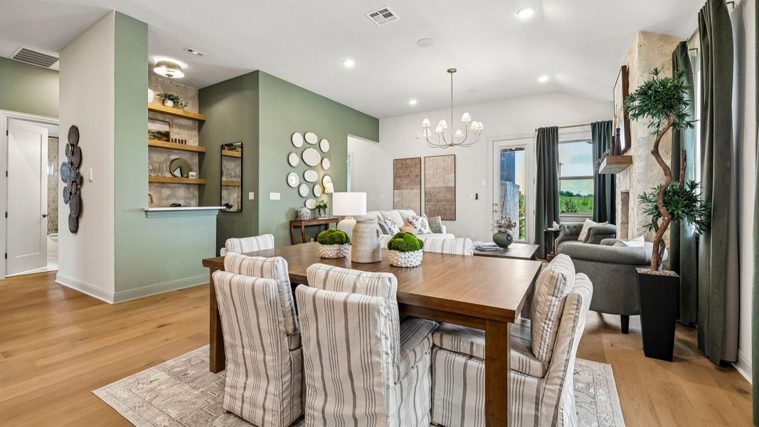 Representative furnished interior of a home built from the Oleander by DRB Homes in Sunfield, Buda (Image 11). Representative furnished interior of a home built from the Oleander by DRB Homes in Sunfield, Buda (Image 11).