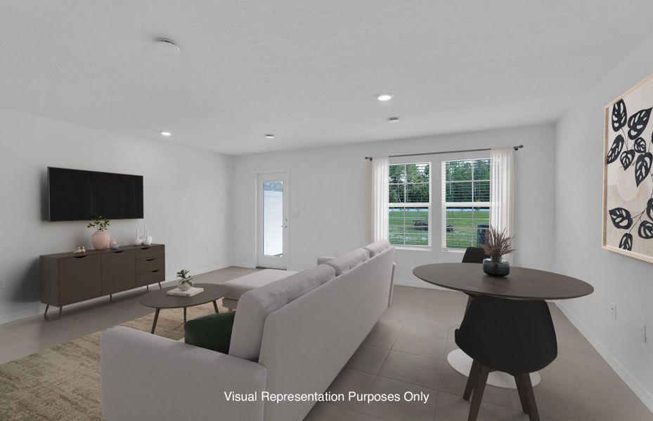 Furnished interior view inside a new home in Normandy Pines, Jacksonville (Image 11). Furnished interior view inside a new home in Normandy Pines, Jacksonville (Image 11).