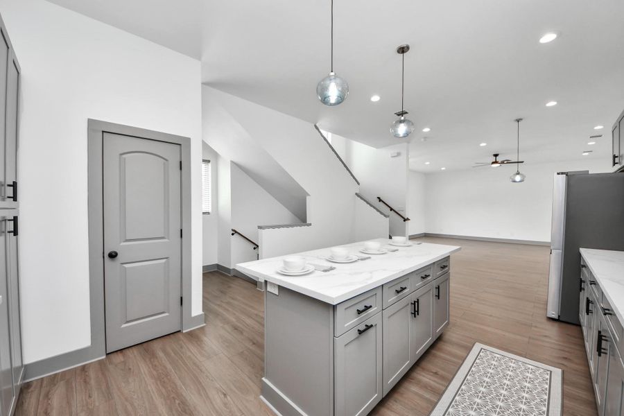 Furnished interior view inside a new home in , Houston (Image 18).