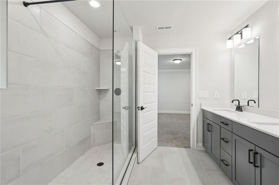 Furnished interior view inside a new home in Hemingway - Reserve Series, Cumming (Image 29).