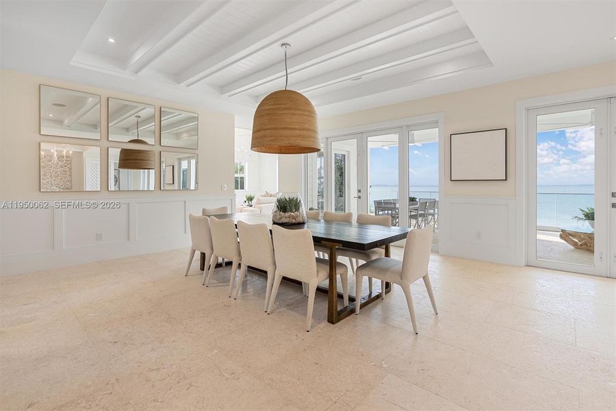 Furnished interior view inside a new home in , Islamorada, Village of Islands (Image 35).