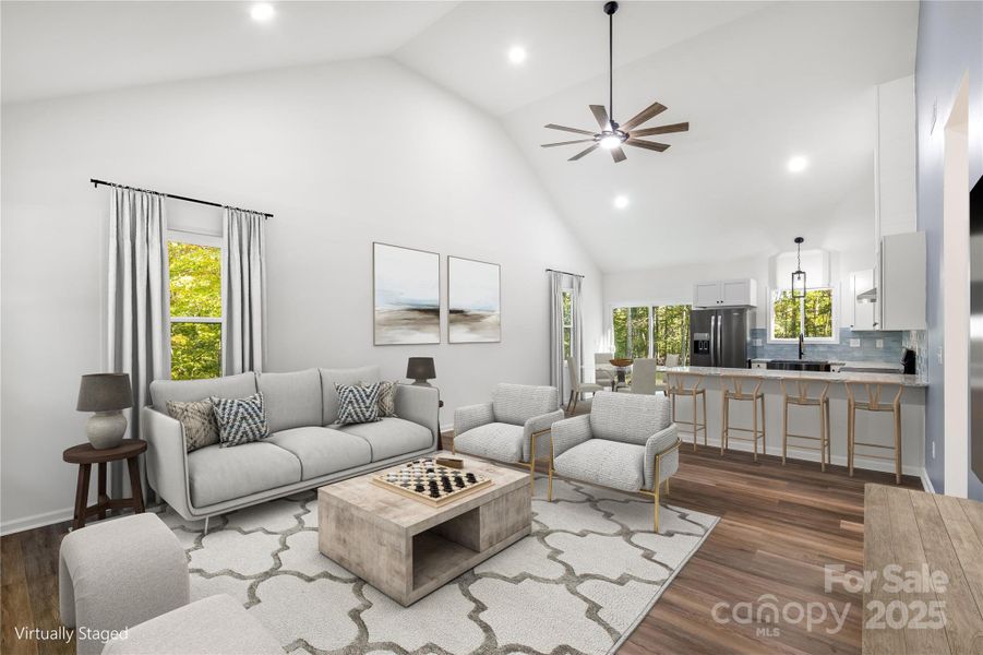 Furnished interior view inside a new home in , Shelby (Image 14). Furnished interior view inside a new home in , Shelby (Image 14).