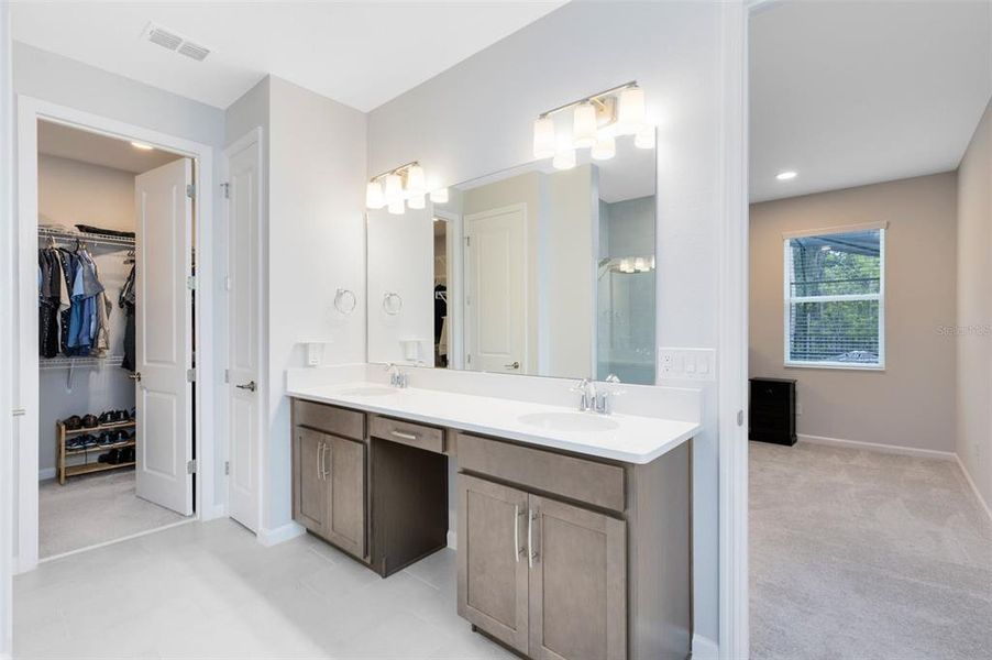 Furnished interior view inside a new home in Eden at Crossprairie, St. Cloud (Image 17).