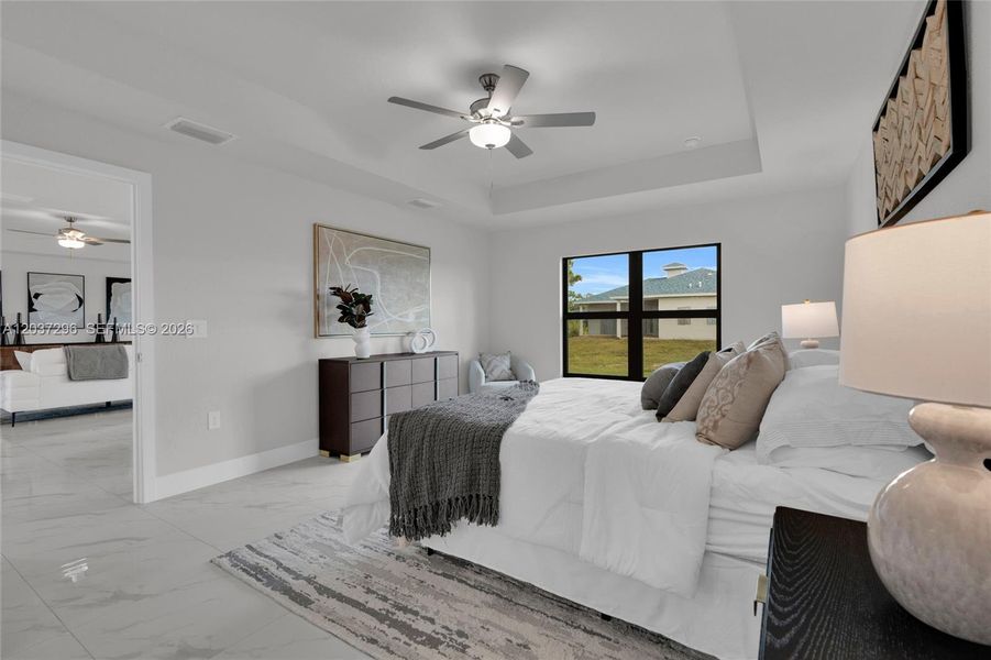 Furnished interior view inside a new home in , Lehigh Acres (Image 18). Furnished interior view inside a new home in , Lehigh Acres (Image 18).