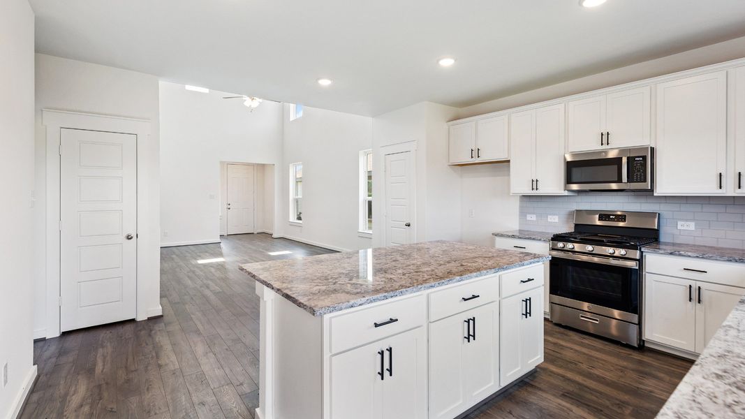 Furnished interior view inside a new home in Mostyn Springs, Magnolia (Image 15).