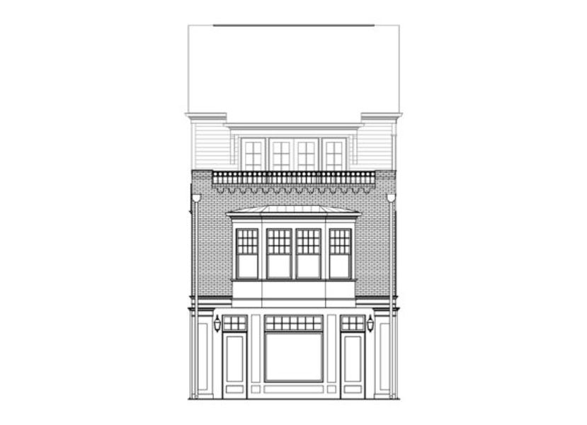 Exterior rendering of this home design in Overlook at Gin Property, Senoia, GA (Image 1). Exterior rendering of this home design in Overlook at Gin Property, Senoia, GA (Image 1).