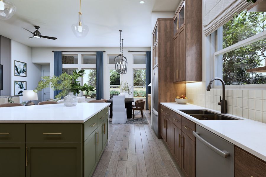 The Tulip - Optional Cooktop Kitchen The Tulip - Optional Cooktop Kitchen