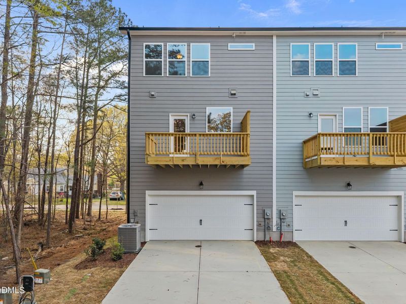Exterior details and patio area of a home in Camden Park, Knightdale (Image 4).