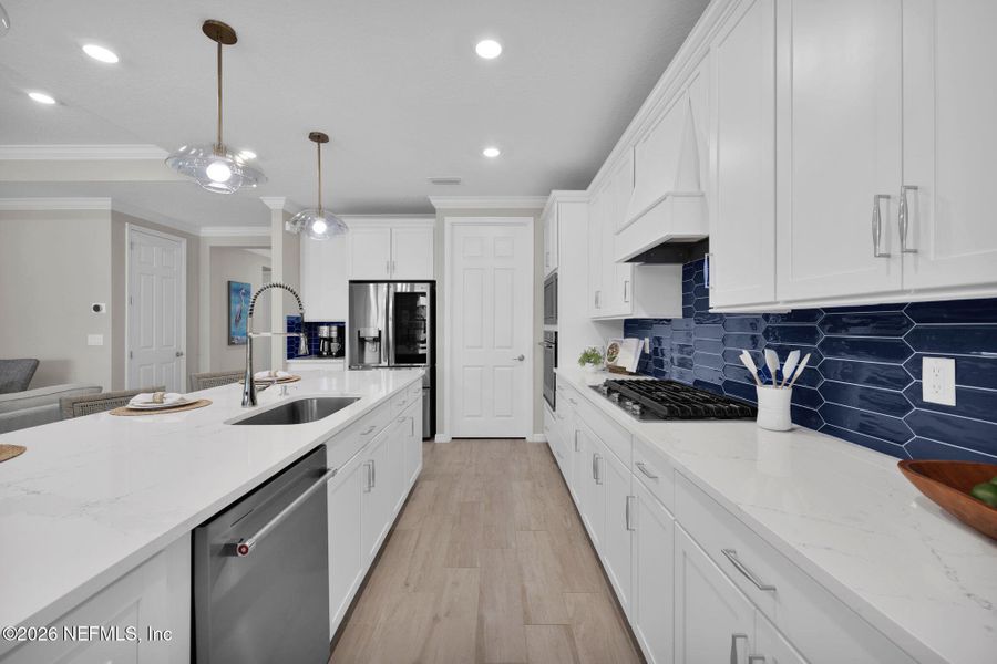 Furnished interior view inside a new home in , Ponte Vedra (Image 53).