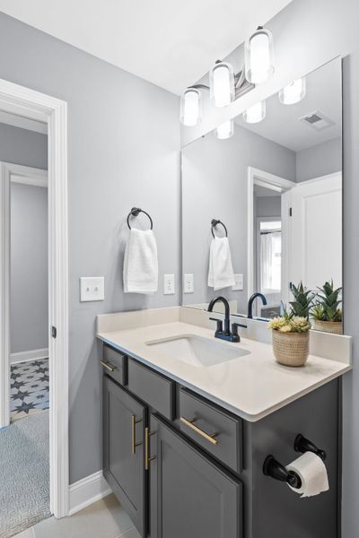 Representative furnished interior of a home built from the Montague by McKee Homes in Anchors Bend Townes, Wilmington (Image 35).