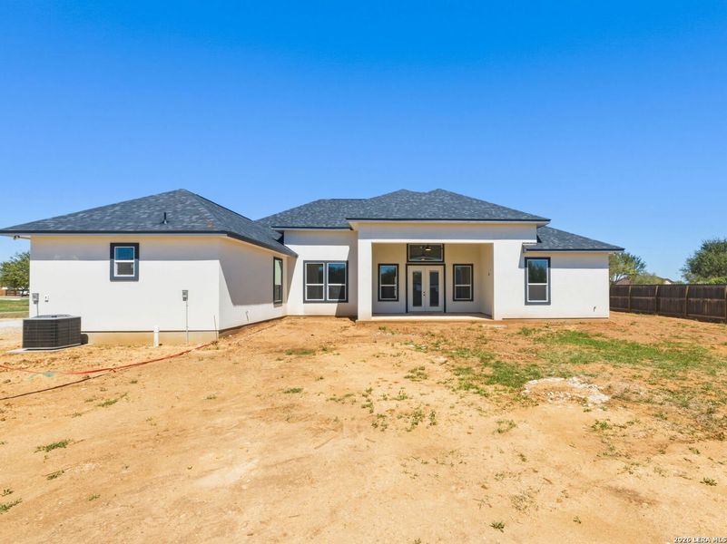 Exterior details and patio area of a home in , Lytle (Image 25).