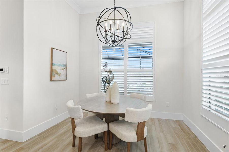 Furnished interior view inside a new home in , Sarasota (Image 47).