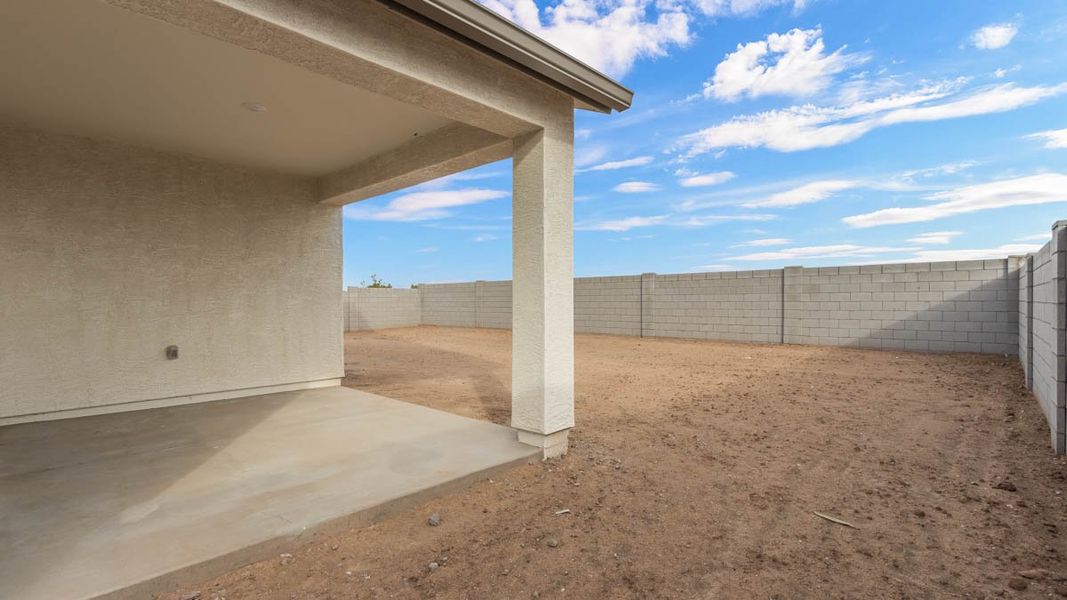 Representative exterior photo of a completed home built from the Holden by D.R. Horton in Carlton Commons, Casa Grande, AZ (Image 17).