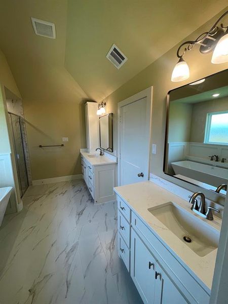 Furnished interior view inside a new home in , Springtown (Image 6).