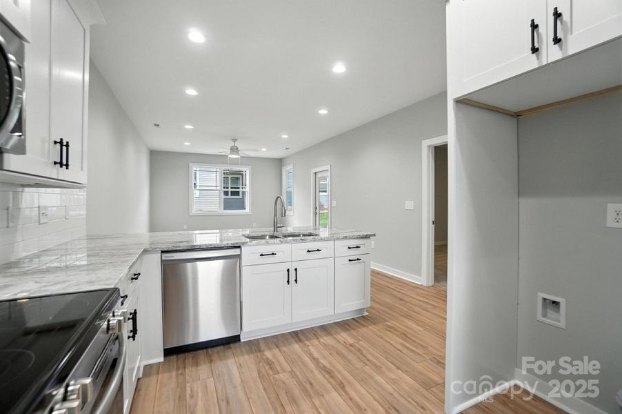 Furnished interior view inside a new home in , Hickory (Image 5).