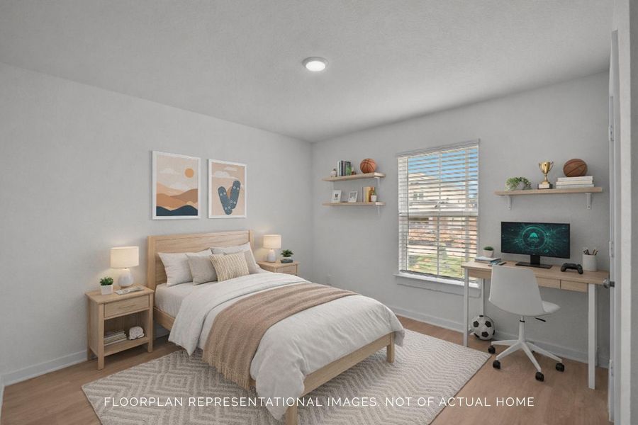 Furnished interior view inside a new home in Lago Mar, Santa Fe (Image 11).