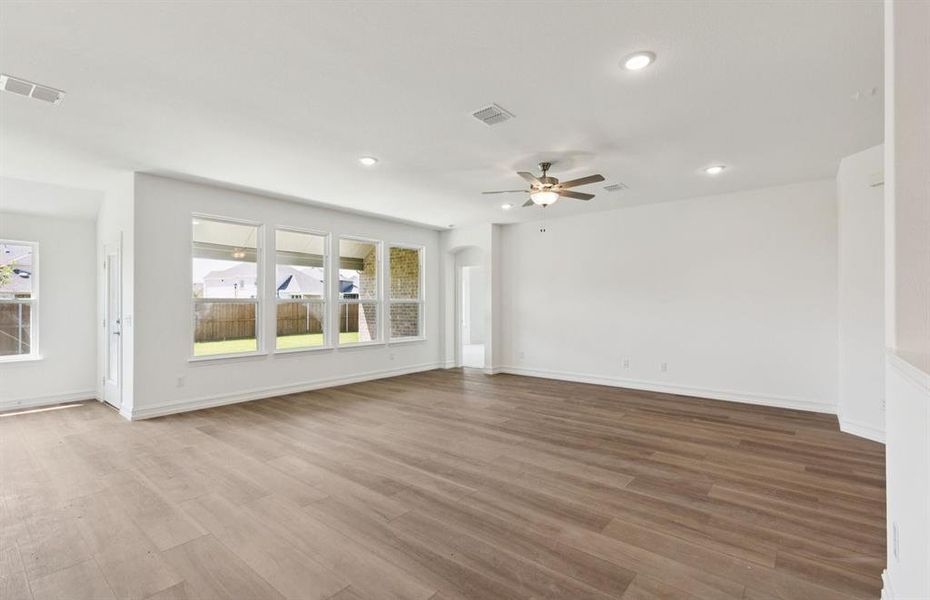 Bright and inviting gathering room perfect for entertaining *Real home pictured Bright and inviting gathering room perfect for entertaining *Real home pictured