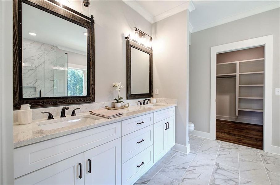 Furnished interior view inside a new home in , Euharlee (Image 7).