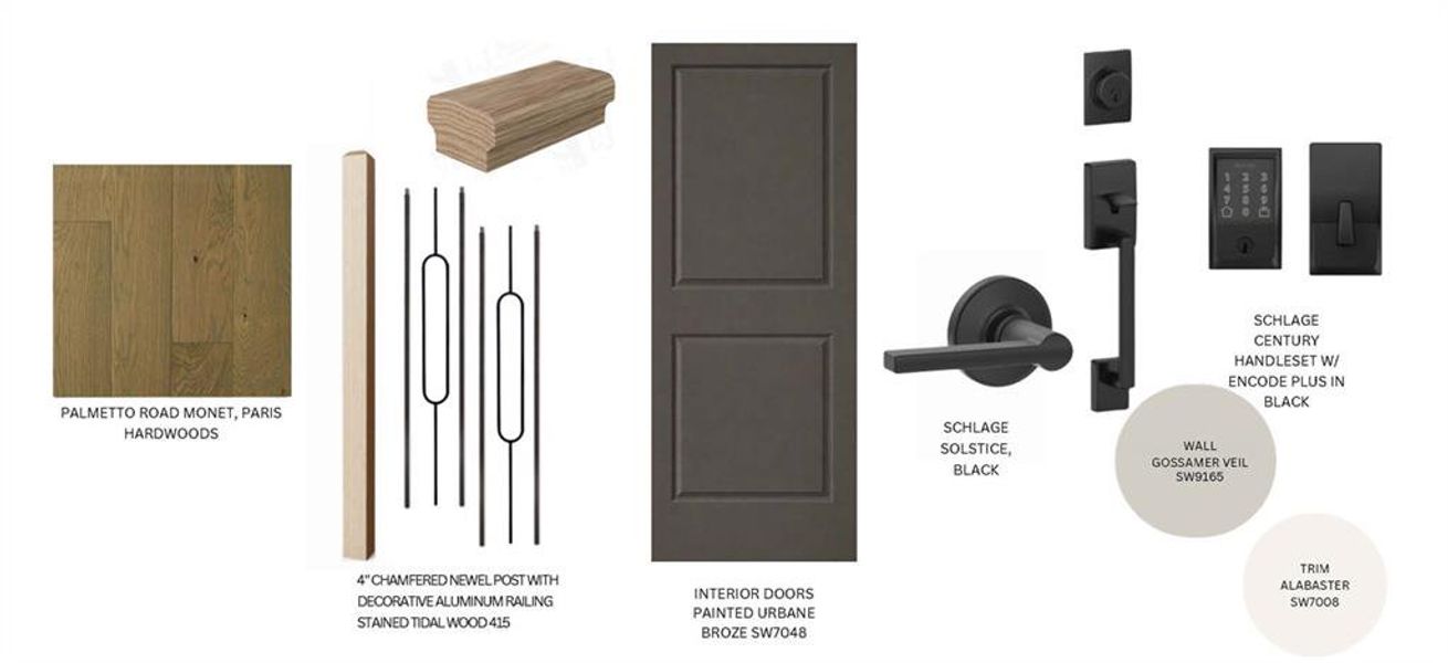 Sample of building materials used in homes in Aster, Milton (Image 34).