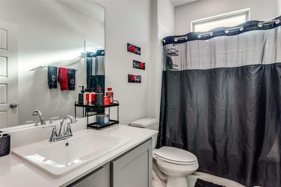 Secondary bathroom downstairs