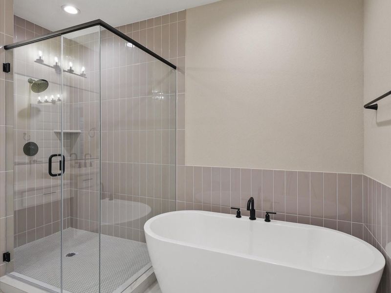 Furnished interior in a model home at Sunset Heights in Houston (Image 6). Furnished interior in a model home at Sunset Heights in Houston (Image 6).