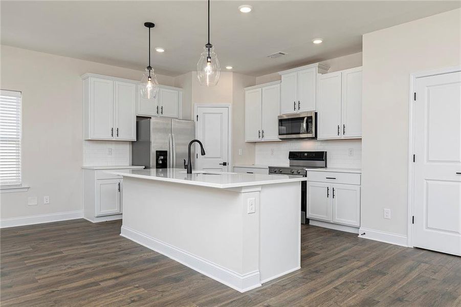 Furnished interior view inside a new home in Mount Tabor Pointe, Dallas (Image 10).