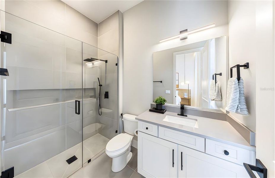 Furnished interior view inside a new home in Avalon Ridge, Winter Garden (Image 25).