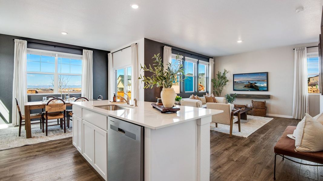 Furnished interior view inside a new home in Sky Ranch, Watkins (Image 11).