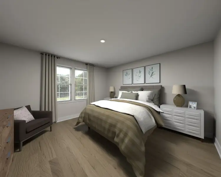 Furnished interior view inside a new home in Oakwood, Mebane (Image 5).