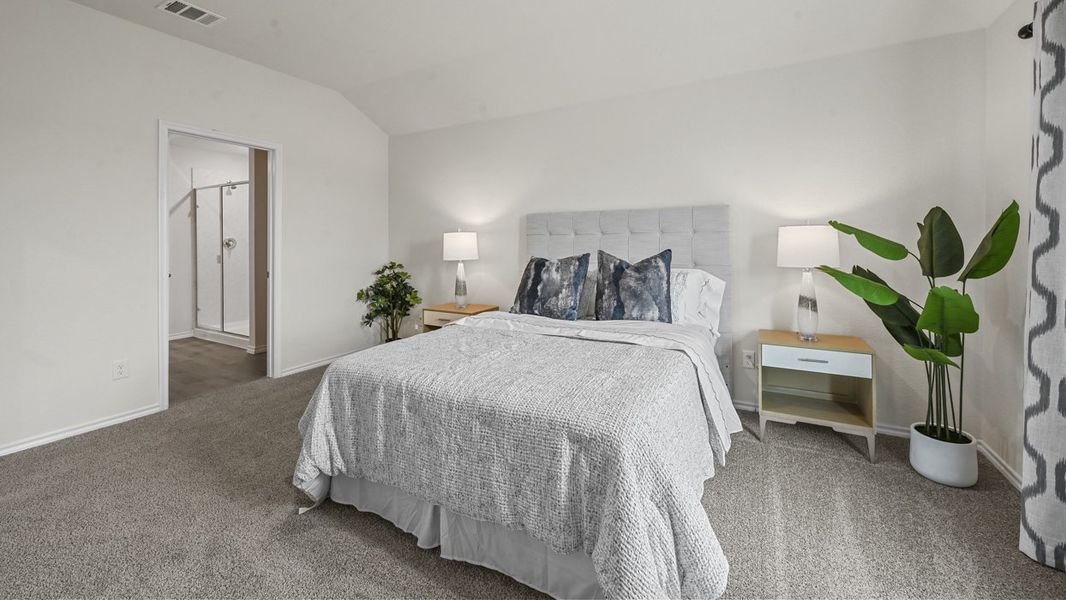 Furnished interior view inside a new home in Stonewyck Farms, Ennis (Image 13).
