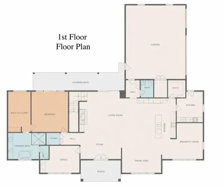 2D floor plan layout of this home in , Cumming, GA (Image 5).