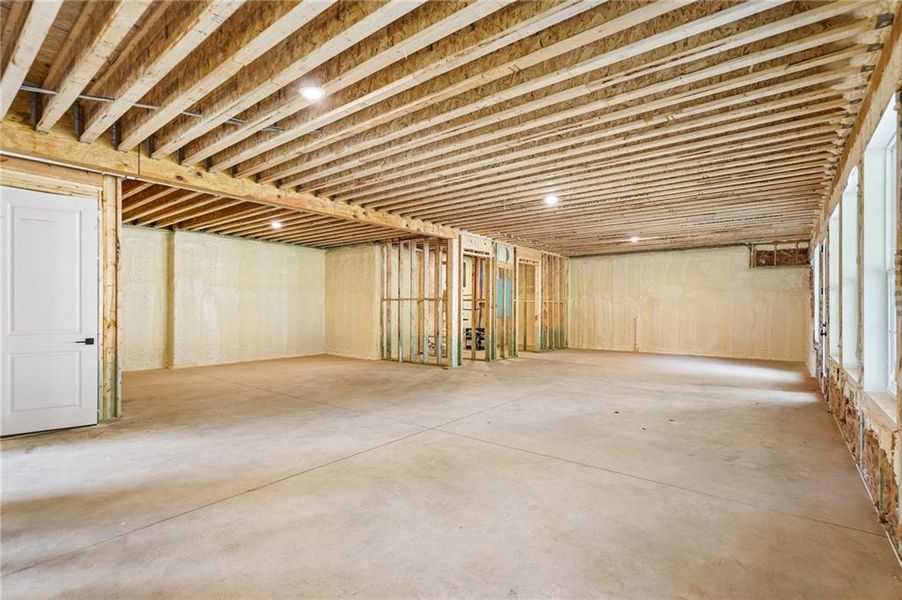In-progress construction of a new home in , Buford, GA (Image 52).