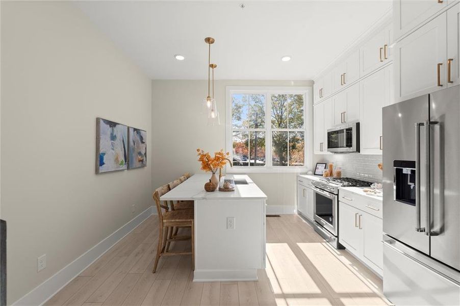 Furnished interior view inside a new home in , Alpharetta (Image 15). Furnished interior view inside a new home in , Alpharetta (Image 15).