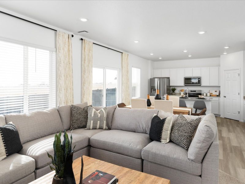 Furnished interior view inside a new home in Westgate, Greeley (Image 6).
