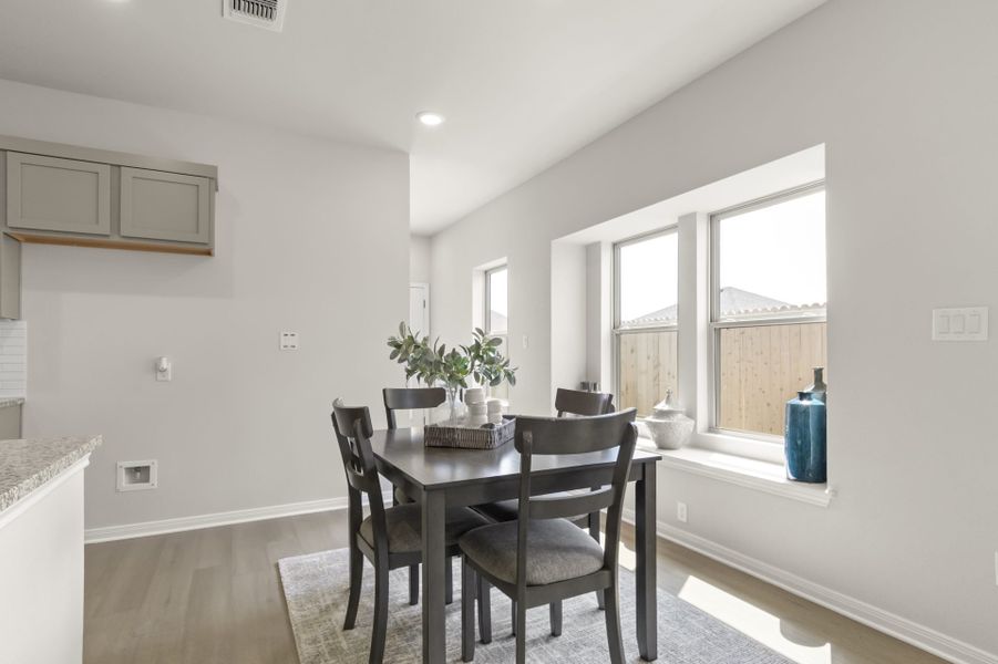 Furnished interior view inside a new home in Blanco Vista, San Marcos (Image 19).