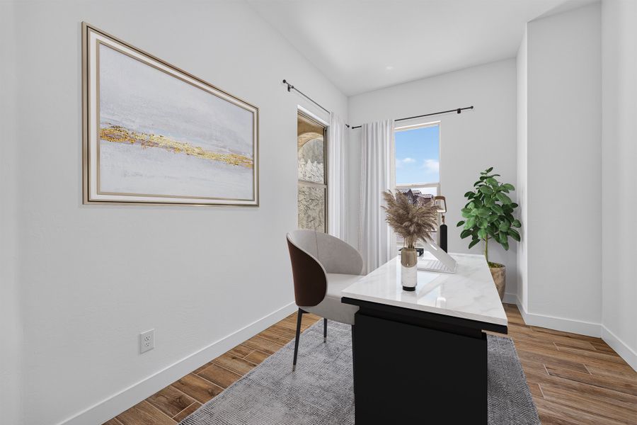 Furnished interior view inside a new home in Artisan at Asante, Surprise (Image 8).