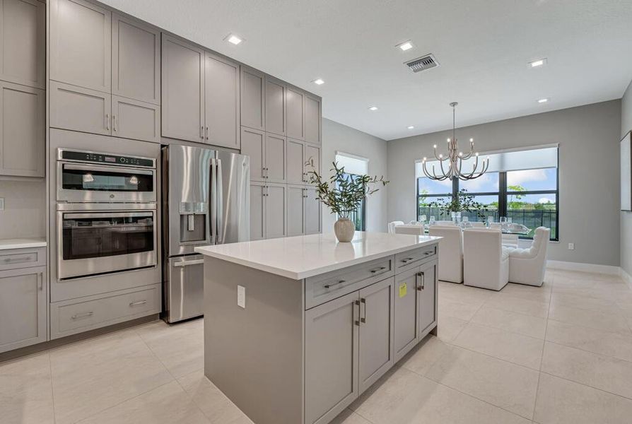 Furnished interior view inside a new home in Apex at Avenir, Palm Beach Gardens (Image 6).