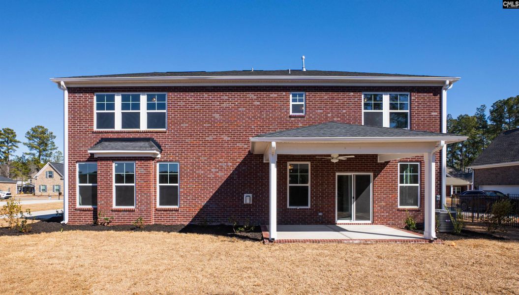 Exterior details and patio area of a home in The Cove, Sumter (Image 3).