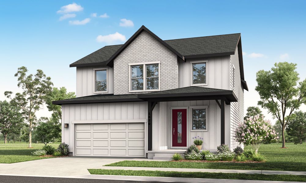 Representative exterior photo of a completed home built from the Rowling by Hartford Homes in Trailside, Timnath, CO (Image 31).