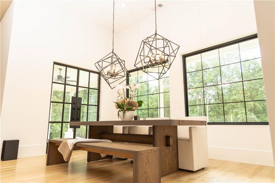 Furnished interior view inside a new home in , Stockbridge (Image 7).