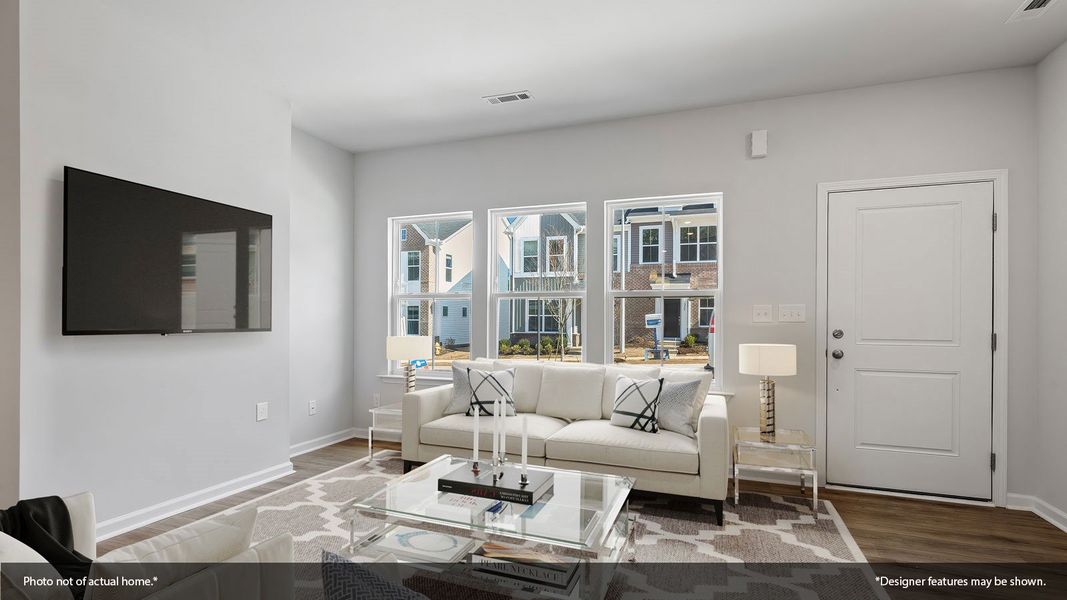 Furnished interior view inside a new home in Renaissance at White Oak, Garner (Image 5).