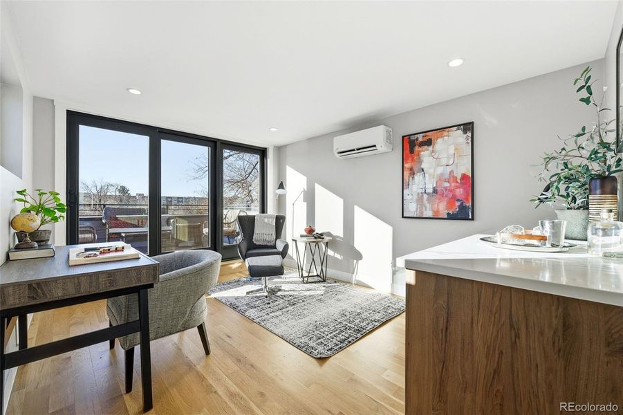 Furnished interior view inside a new home in , Denver (Image 37). Furnished interior view inside a new home in , Denver (Image 37).