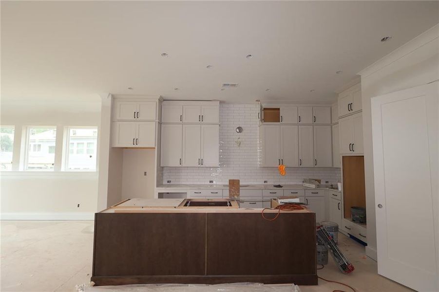 In-progress construction of a new home in Havencroft, Woodstock, GA (Image 6).