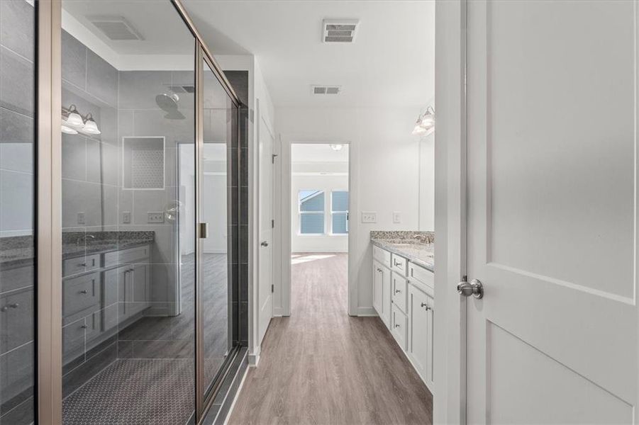 Furnished interior view inside a new home in Ellington Farms, Statham (Image 10).