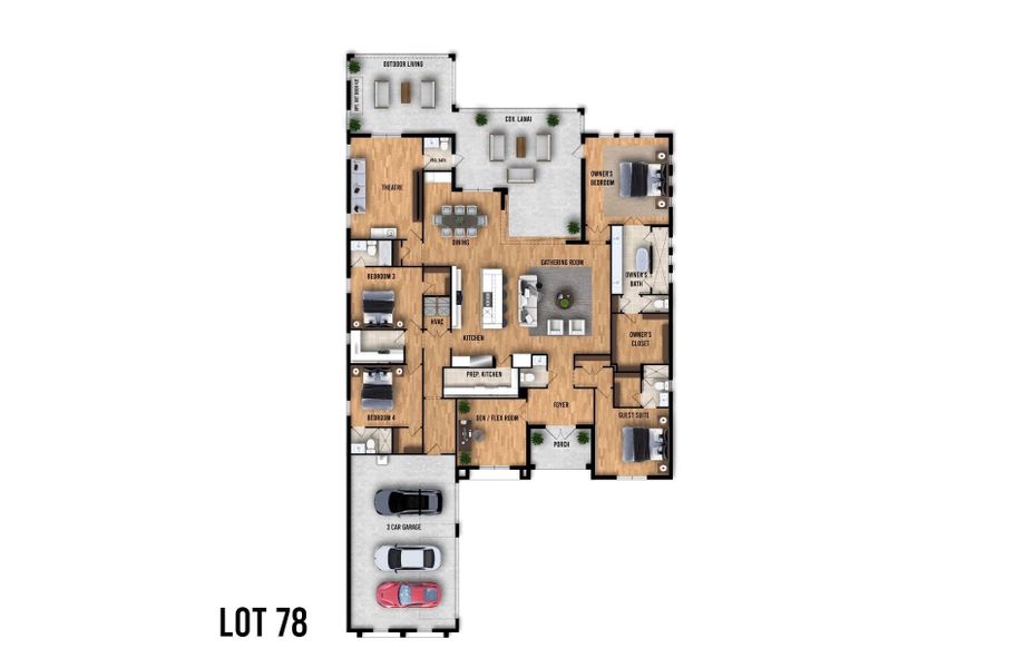 Homesite 78 Floor Plan Homesite 78 Floor Plan