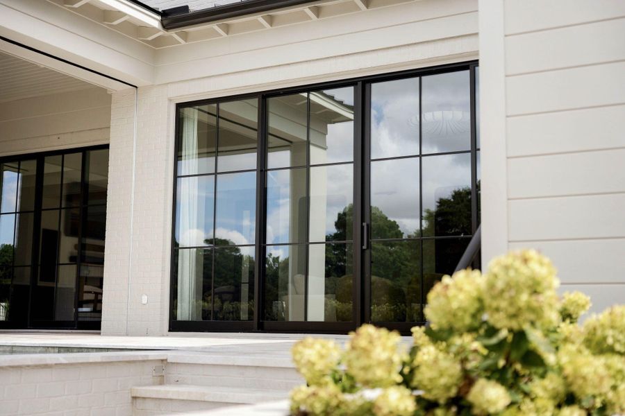 Exterior details and patio area of a home in , Charleston (Image 63). Exterior details and patio area of a home in , Charleston (Image 63).