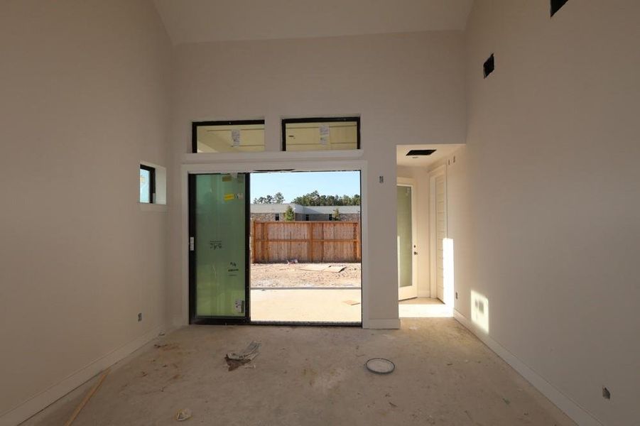 In-progress construction of a new home in The Highlands 40', Porter, TX (Image 8). In-progress construction of a new home in The Highlands 40', Porter, TX (Image 8).