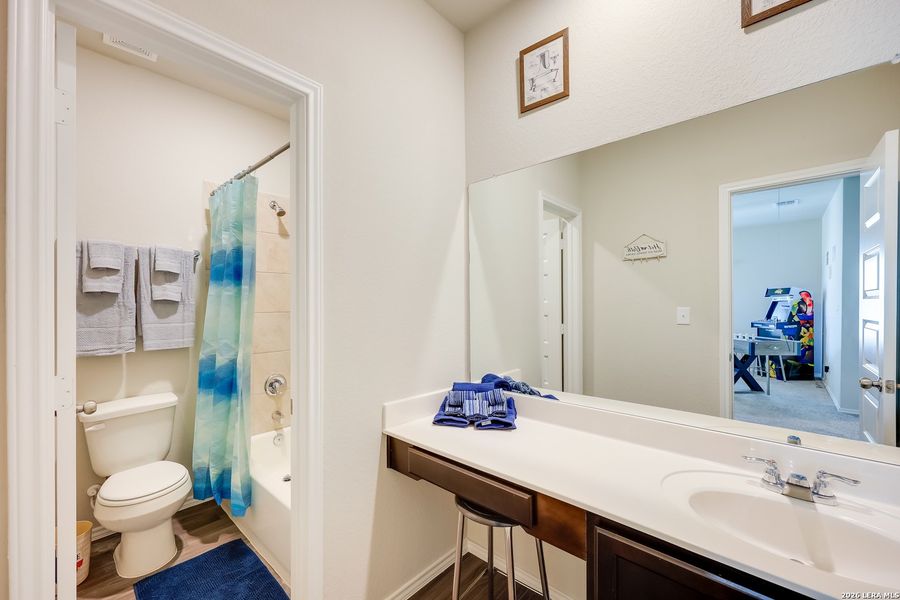 Furnished interior view inside a new home in Melissa Ranch, San Antonio (Image 25).