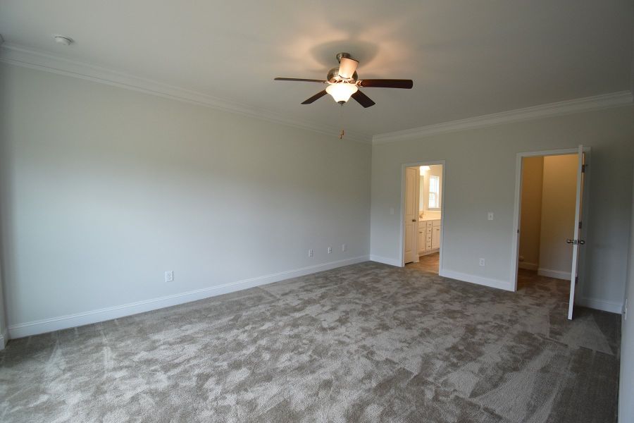 Representative unfurnished interior of a home built from the Ellerbe by Keystone Homes NC in Sullivans Reserve, Walkertown (Image 24).